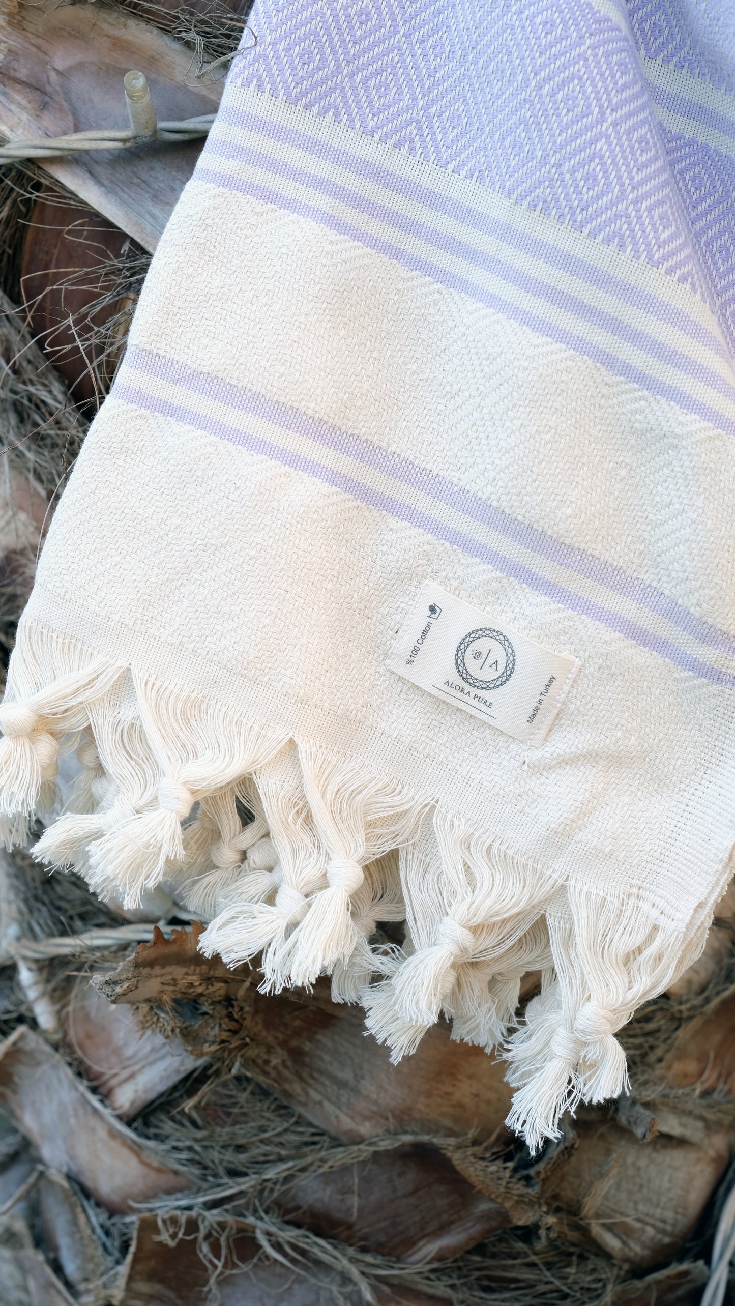 Purple Crystal Alora Pure Towel