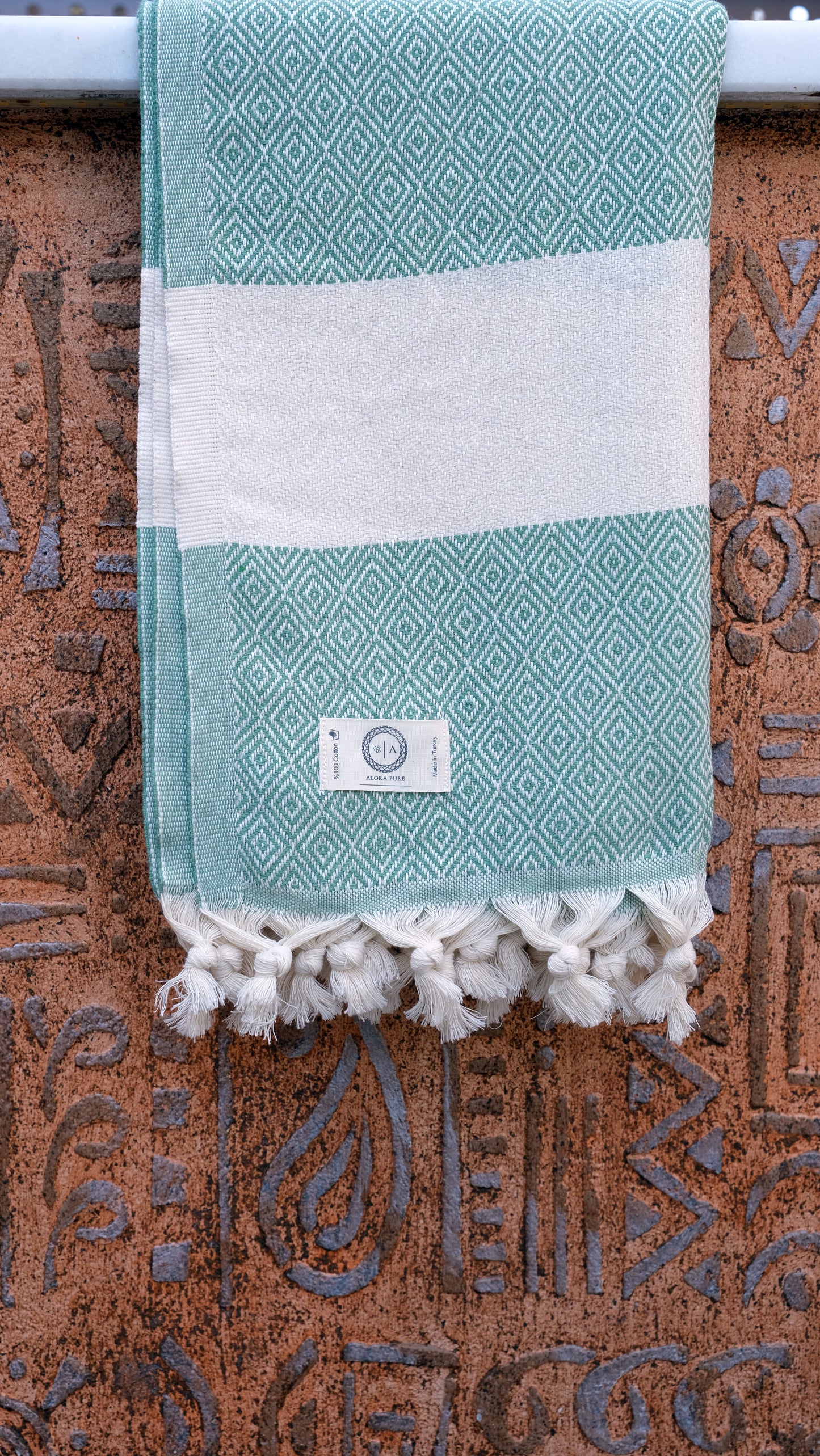 Green Diamond Dream Alora Pure Towel