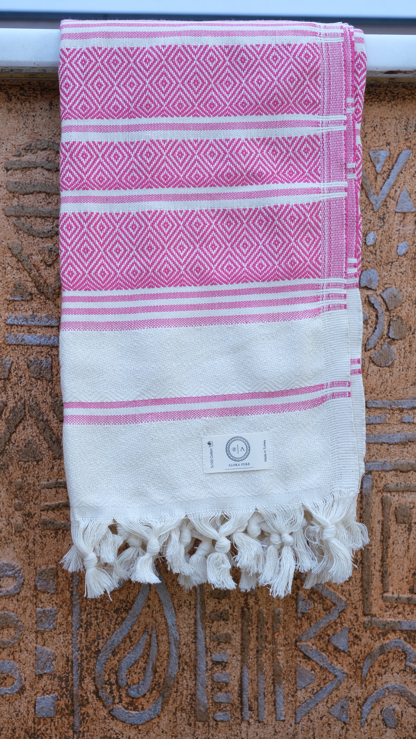 Pink Crystal Alora Pure Towel