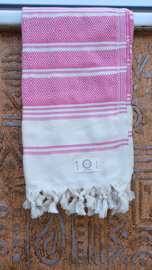 Pink Crystal Alora Pure Towel