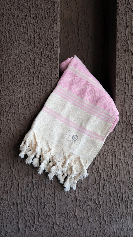 Light Pink Crystal Alora Pure Towel
