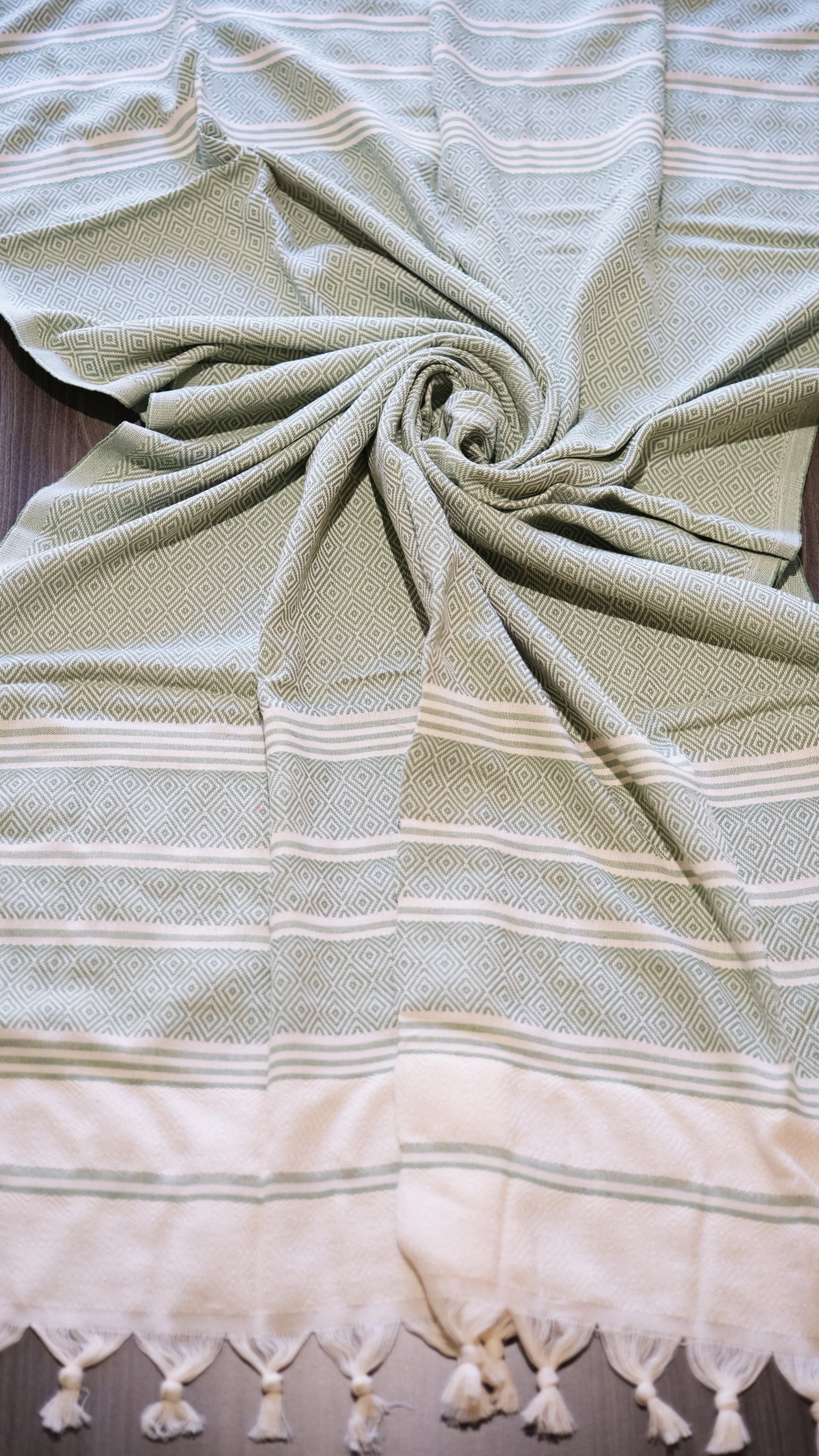 Green Crystal Alora Pure Towel