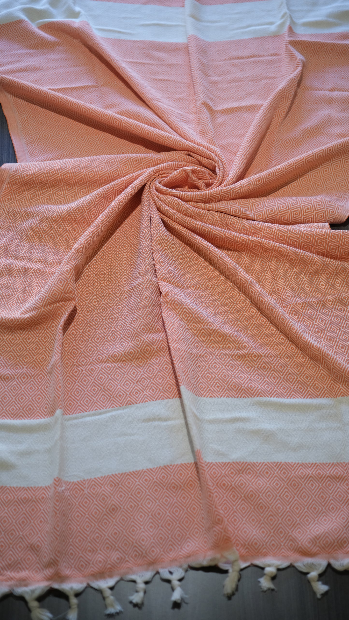 Salmon Diamond Dream Alora Pure Towel