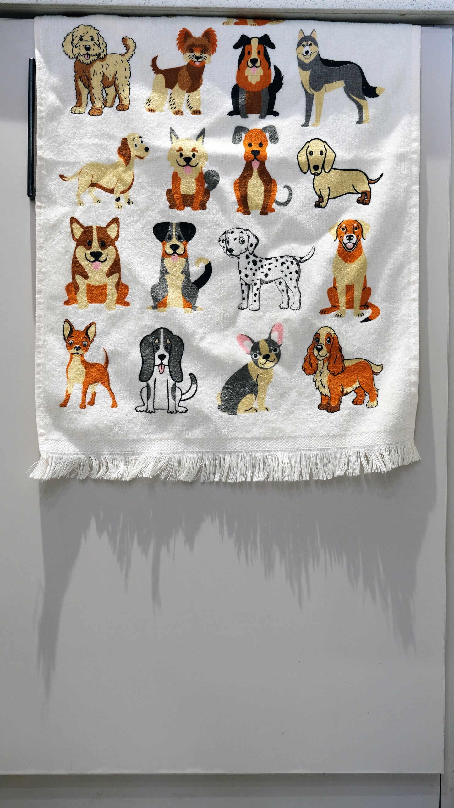Dog Print Kitchen Towel