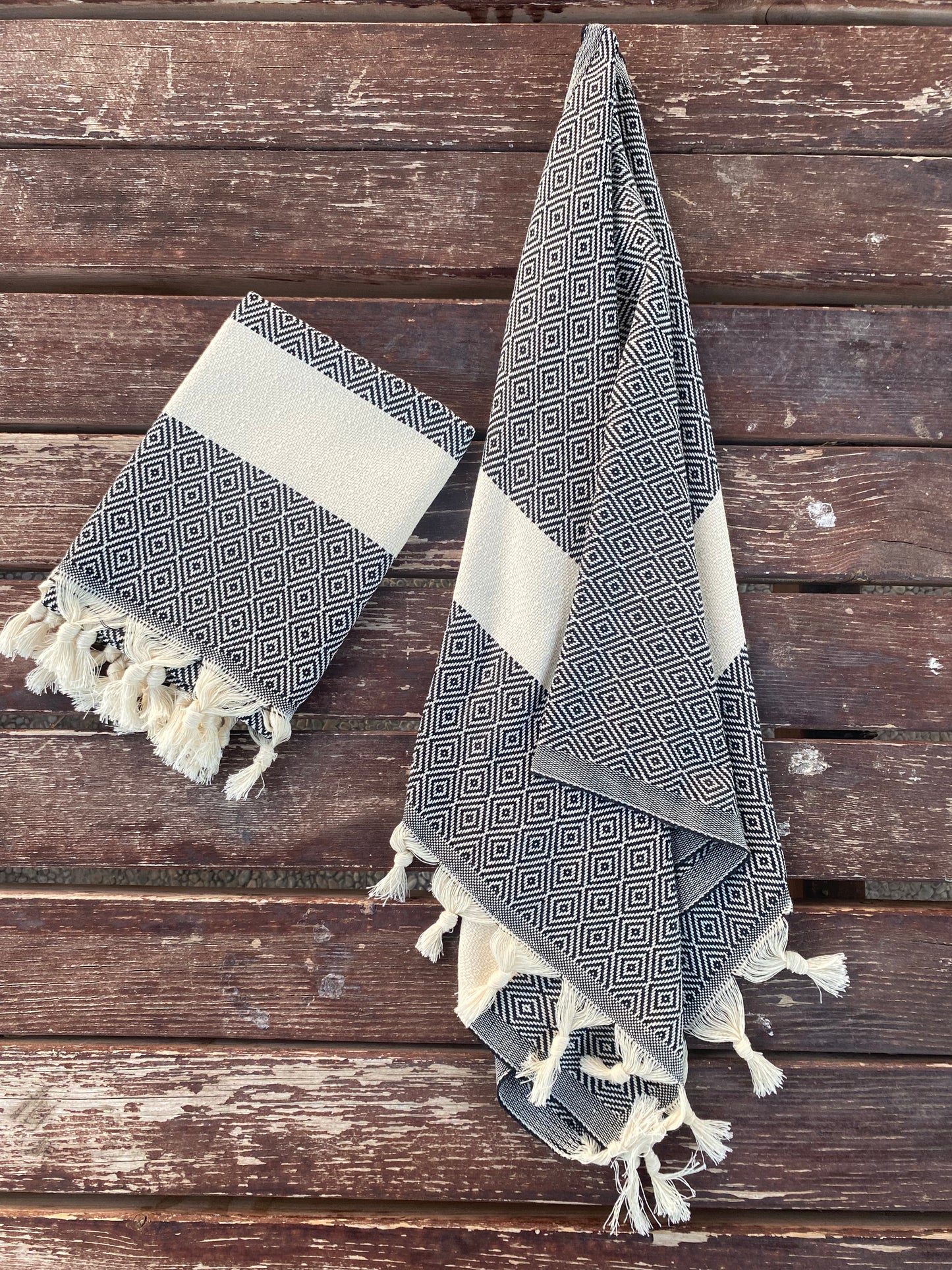 Kitchen Towel- Hand Towel - Black