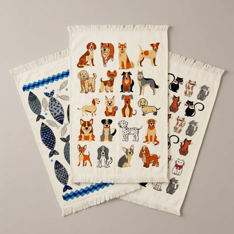 Animal Print Turkish Cotton Towels