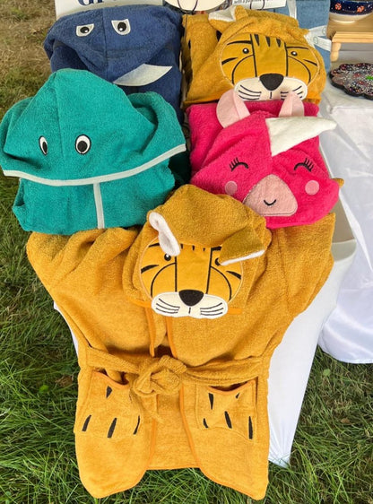 Alora Pure Kids Bathrobes - Frog