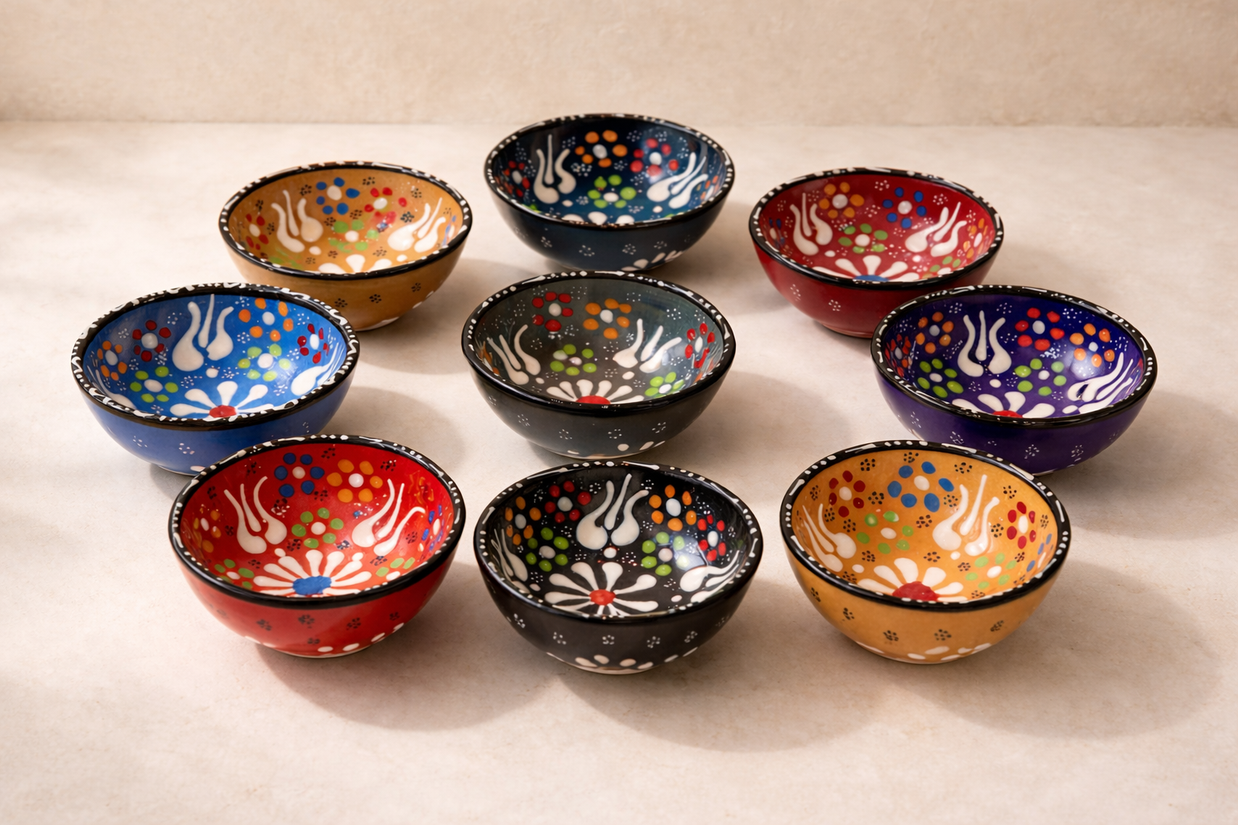 Handmade Ceramic Bowls - 8cm