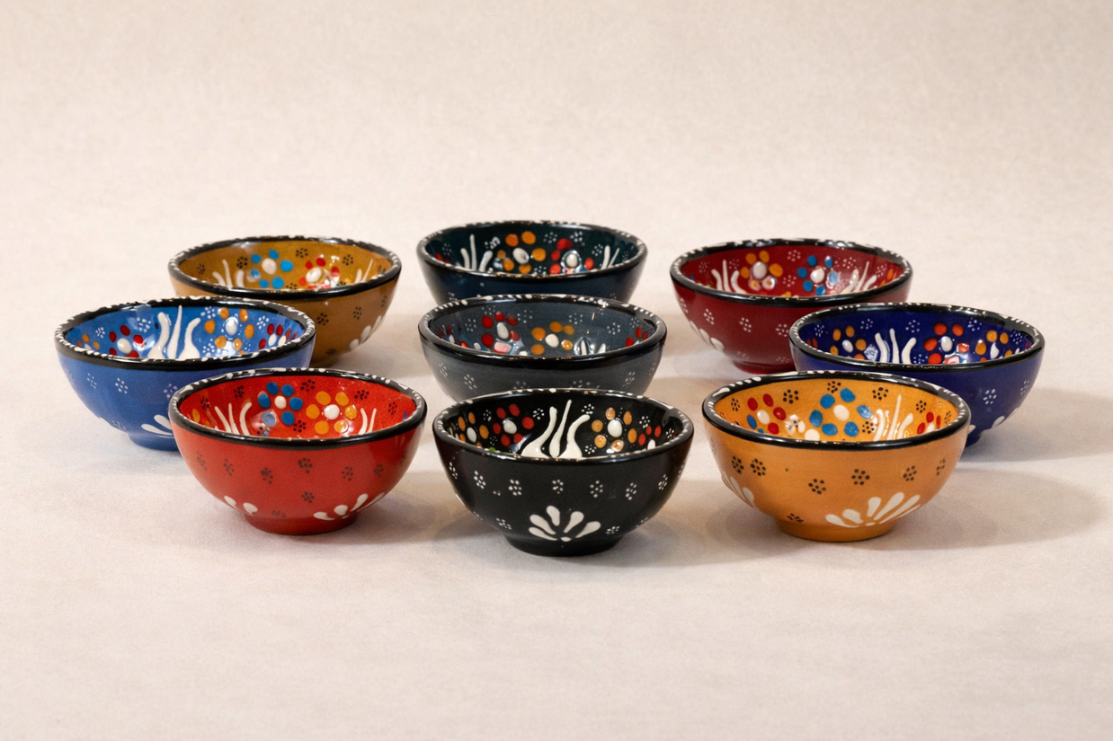 Handmade Ceramic Bowls - 8cm