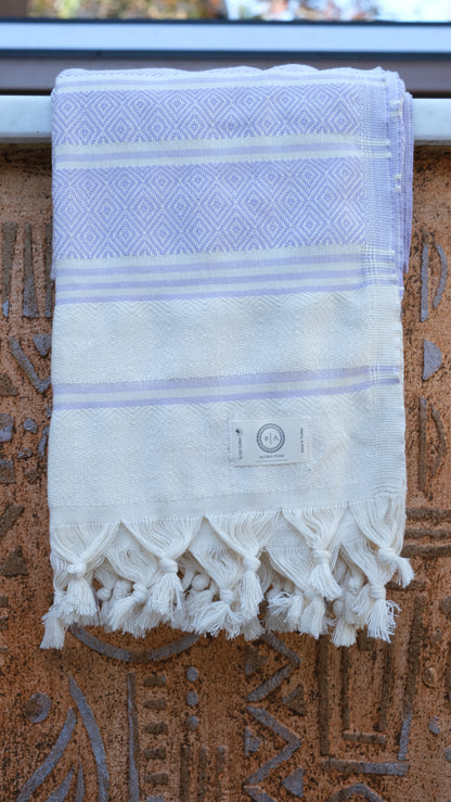 Purple Crystal Alora Pure Towel