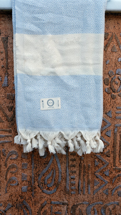 Light Blue Diamond Dream Alora Pure Towel