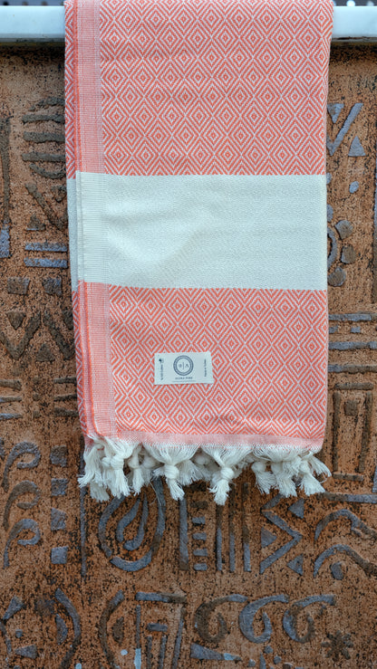 Salmon Diamond Dream Alora Pure Towel