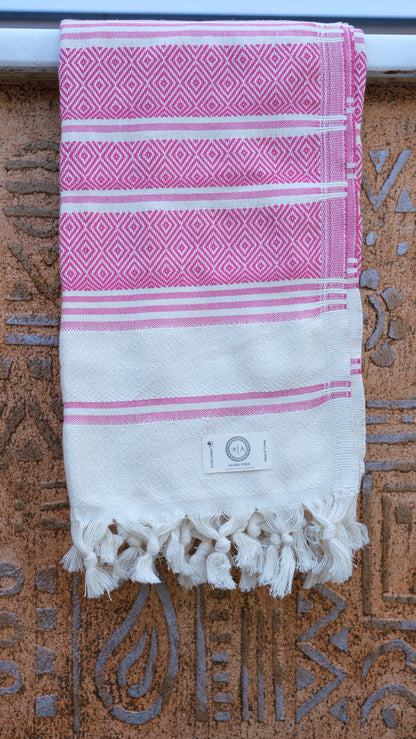Pink Crystal Alora Pure Towel