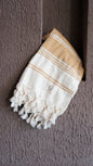 Beige Crystal Alora Pure Towel