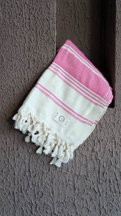 Pink Crystal Alora Pure Towel