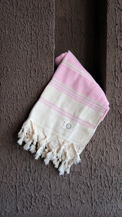 Light Pink Crystal Alora Pure Towel