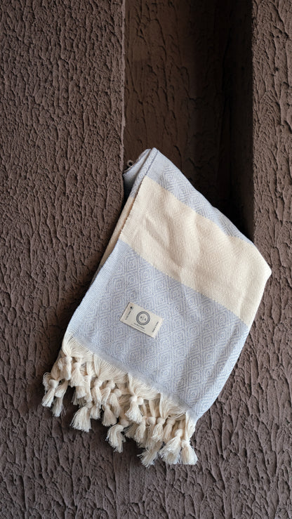 Light Blue Diamond Dream Alora Pure Towel