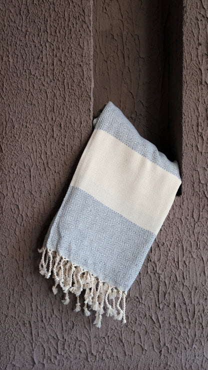 Gray Diamond Dream Alora Pure Towel