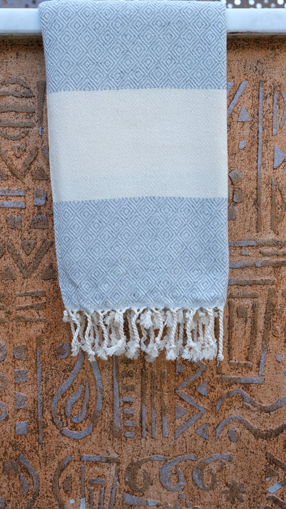 Gray Diamond Dream Alora Pure Towel
