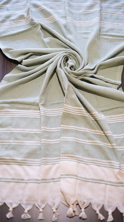 Green Crystal Alora Pure Towel