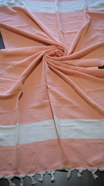 Salmon Diamond Dream Alora Pure Towel