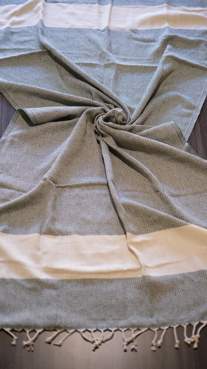 Dark Green Diamond Dream Alora Pure Towel