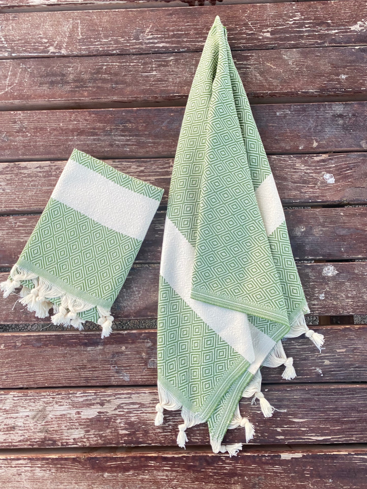 Kitchen Towel- Hand Towel - Green