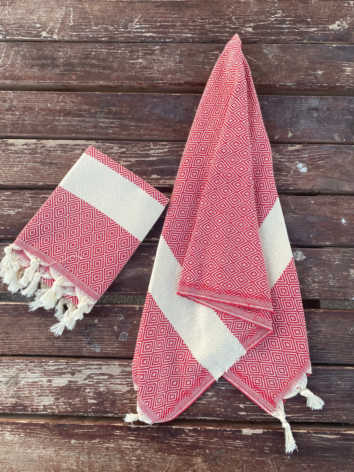 Kitchen Towel- Hand Towel - Red