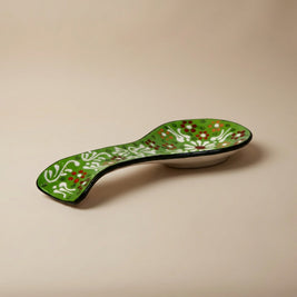 Hand-Painted Ceramic Spoon Holders