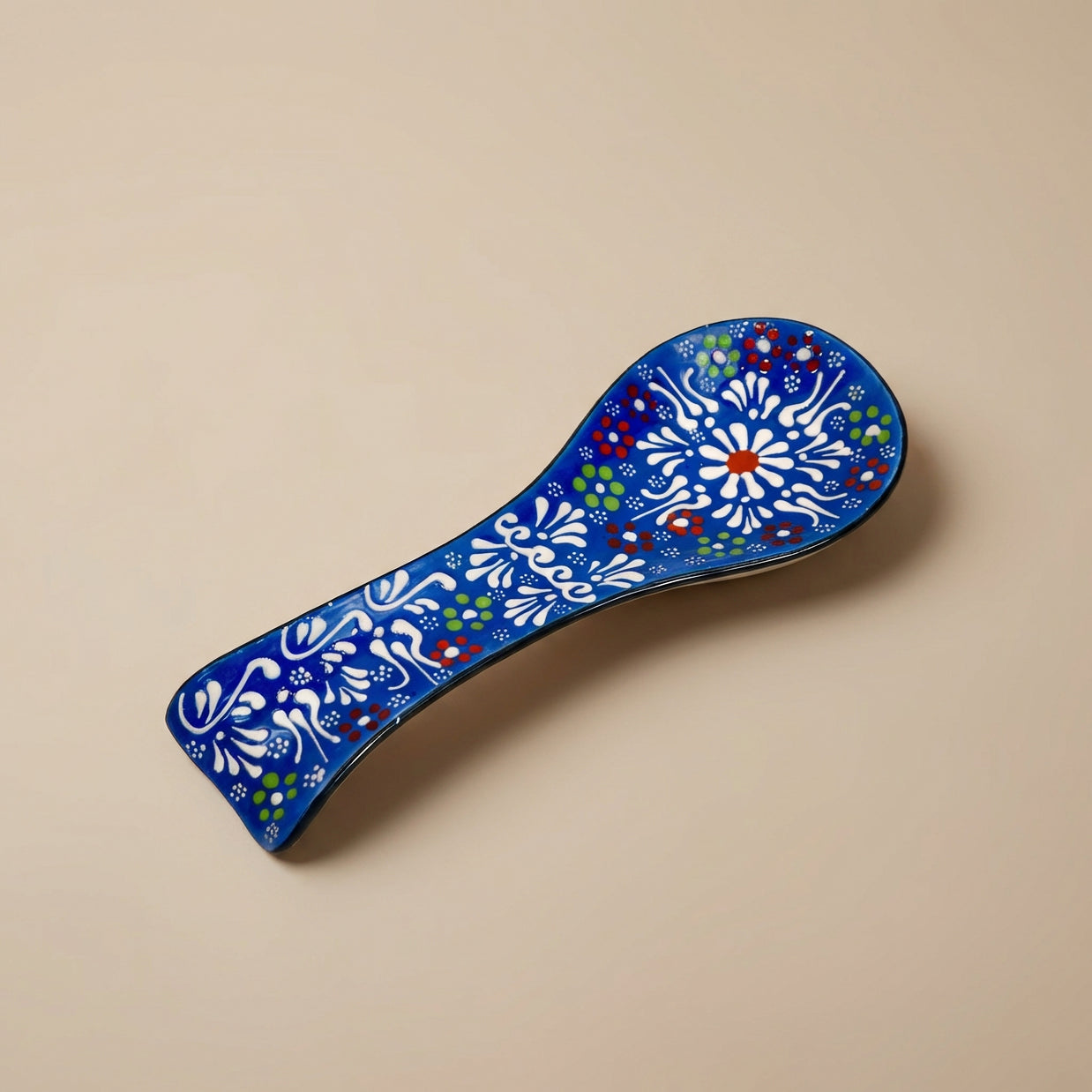 Hand-Painted Ceramic Spoon Holders