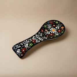 Hand-Painted Ceramic Spoon Holders