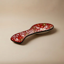 Hand-Painted Ceramic Spoon Holders