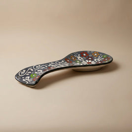 Hand-Painted Ceramic Spoon Holders
