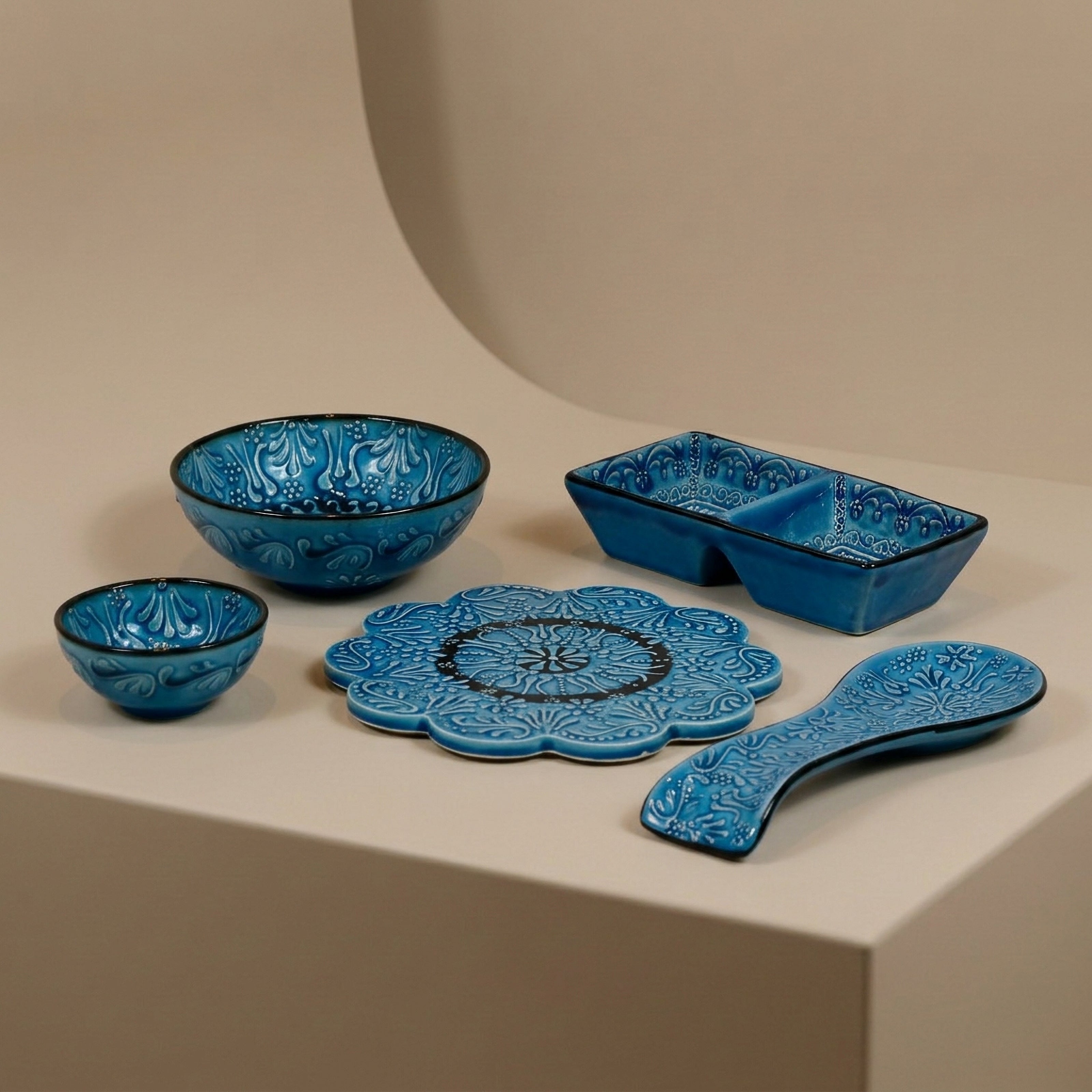 Sky Blue Handmade Ceramic Collection