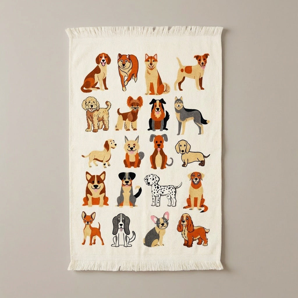 Animal Print Turkish Cotton Towels