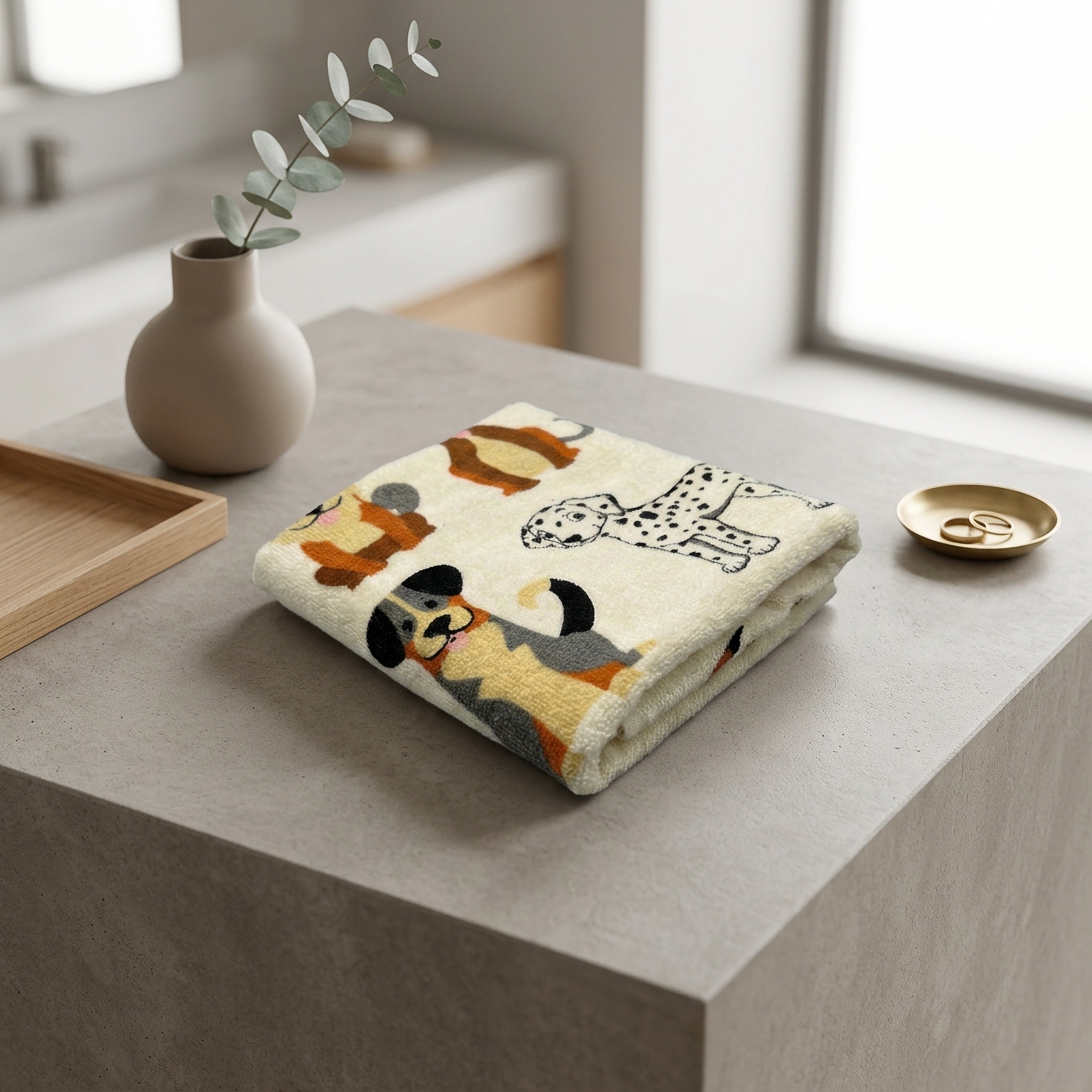 Animal Print Turkish Cotton Towels