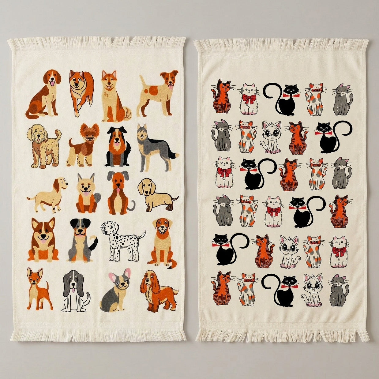 Animal Print Turkish Cotton Towels