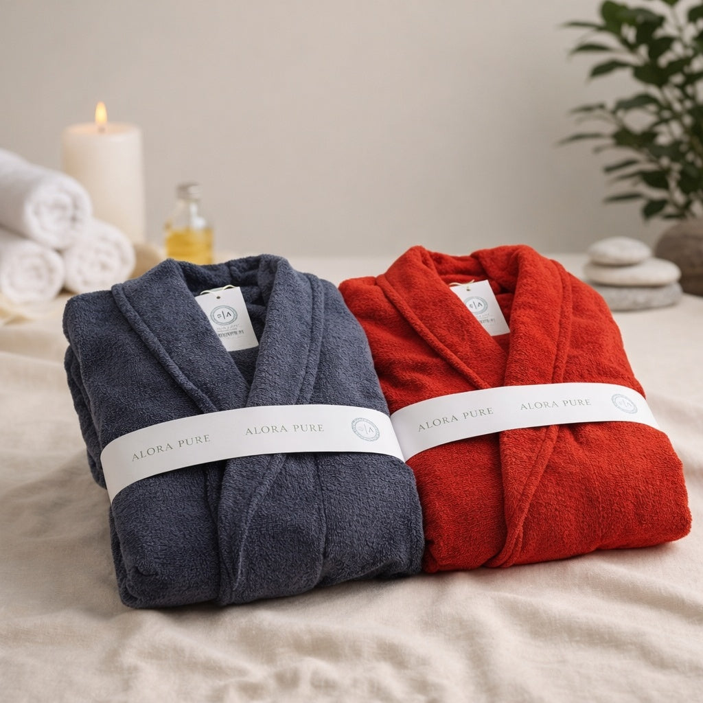 100% Turkish Cotton Bathrobe